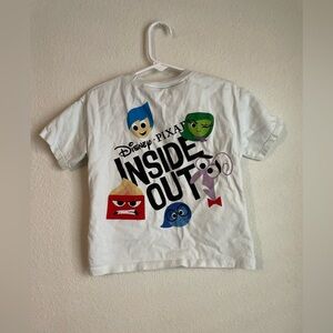 Zara Kids White Inside Out Graphic T-Shirt size 4 Years